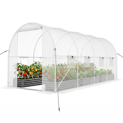 4.5 x 2 x 2 m Walk-in Tunnel Greenhouse for Outdoors Plant Hot House-Type A