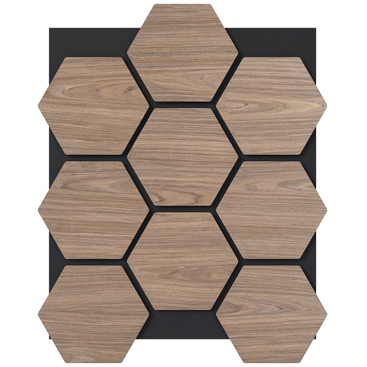 4 Pack Acoustic Panels for Walls 81 x 66 cm Sound Absorbing Panel-Natural