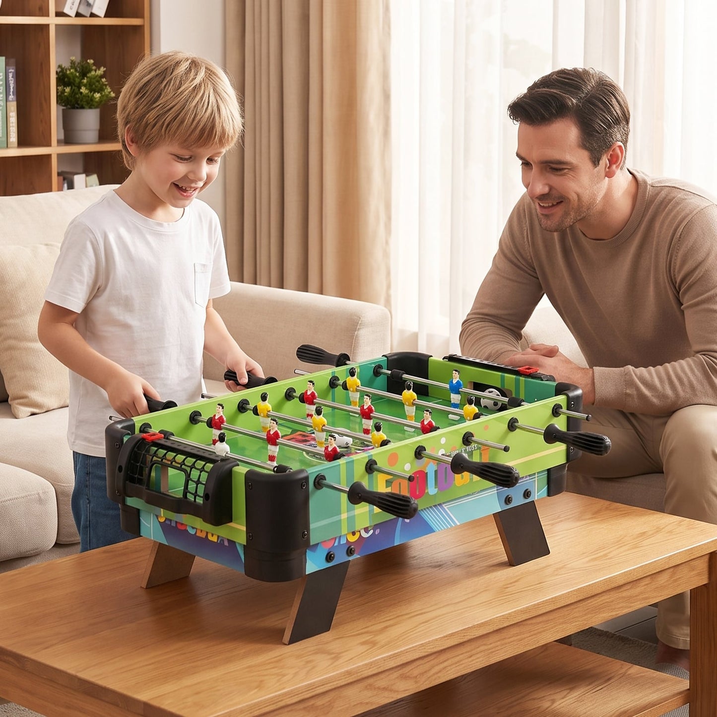 4 in 1 Combo Game Table Set with Full Accessories for Kids Age 3+