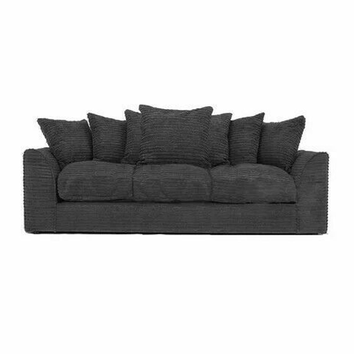 Desmond Jumbo Cord Corner Sofa - Grey and Other Colours