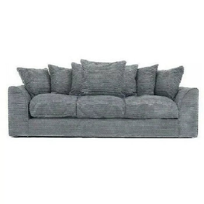 Desmond Jumbo Cord 4 Seater Sofa Grey and Other Colours