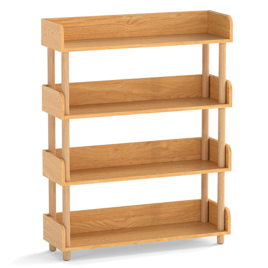 4-Tier Wooden Bookshelf