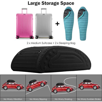 400L Waterproof Car Roof Bag Foldable Rooftop Cargo Carrier