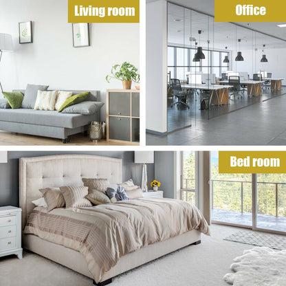 3-Tier End Table with Drawer-Black