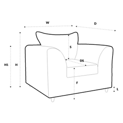 Dorota Fabric Corner Sofa Suite