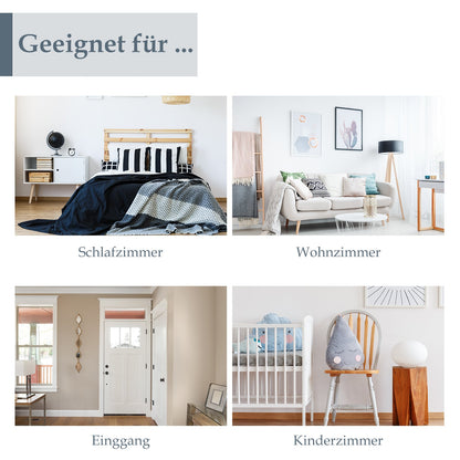 40 cm Rectangle PU Leather Small Footstool Ottoman-White