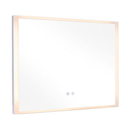 Frameless Anti-Fog Dimmable LED Wall Mirror