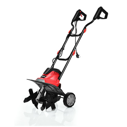 1200W Electric Garden Tiller/Cultivator with 4 Blade Till