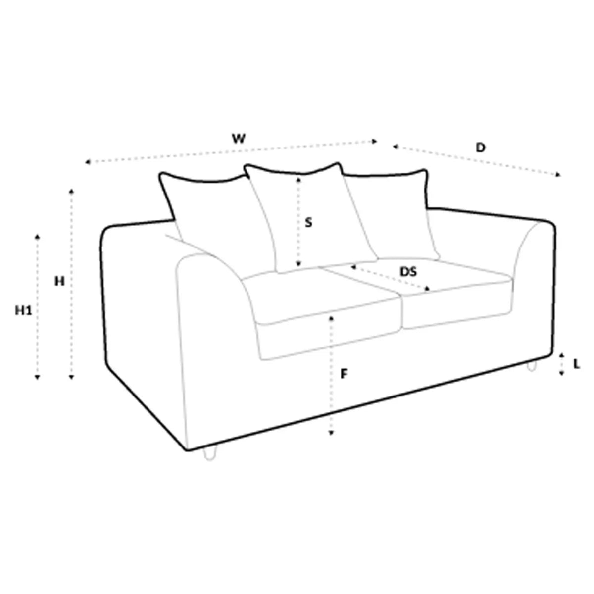 Dorota II Fabric Corner Sofa - Mustard