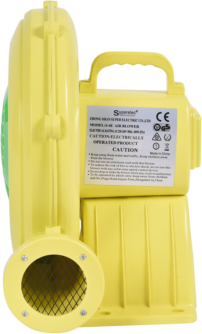 450W Air Blower for Long Time Use Inflatable Bouncer Blower