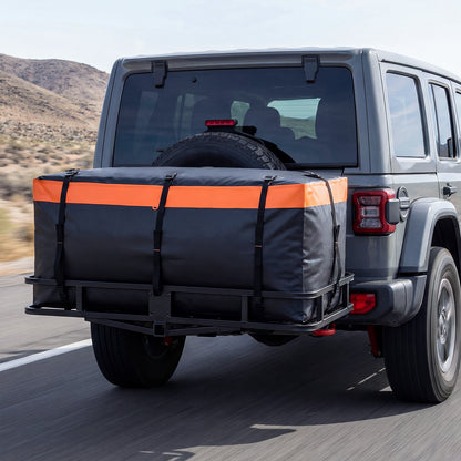 455 L Hitch Mount Cargo Carrier Bag-Orange