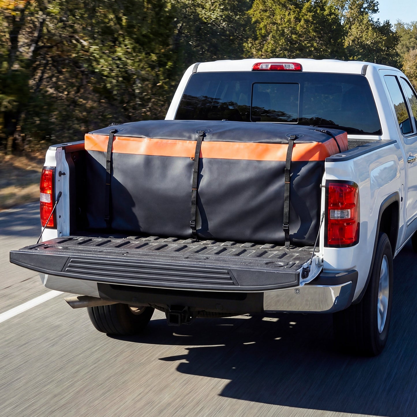455 L Hitch Mount Cargo Carrier Bag-Orange