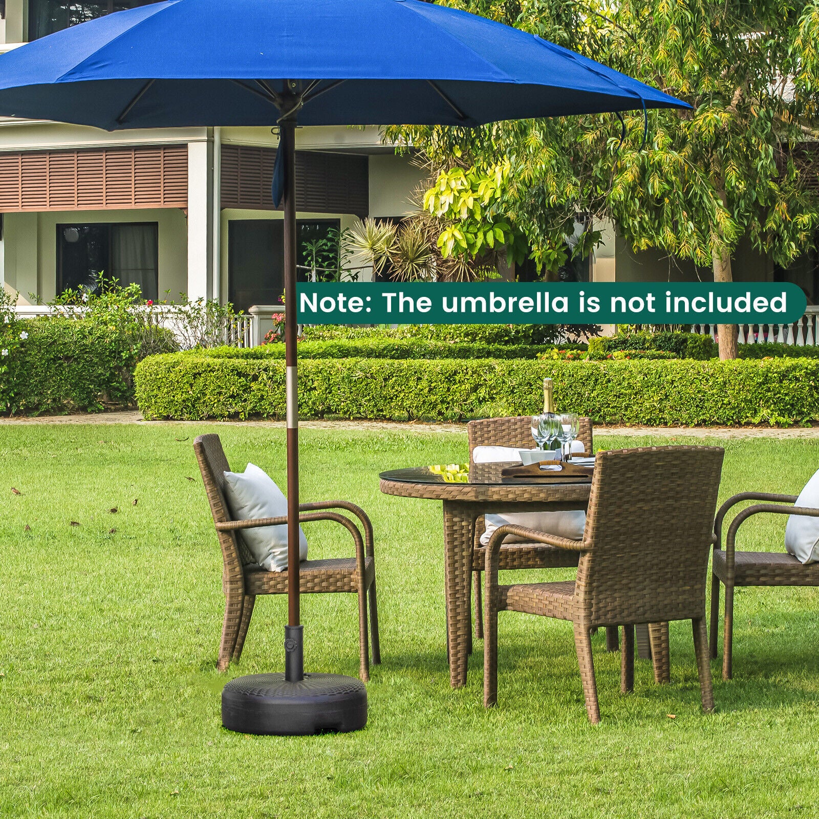45CM Fillable Heavy-Duty Round Umbrella Base Stand