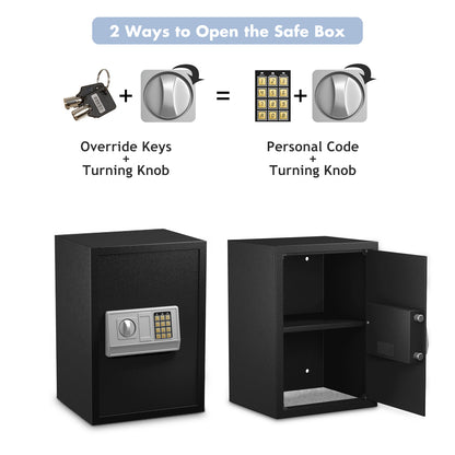 48L Digital Electronic Safe Box with Keypad Lock
