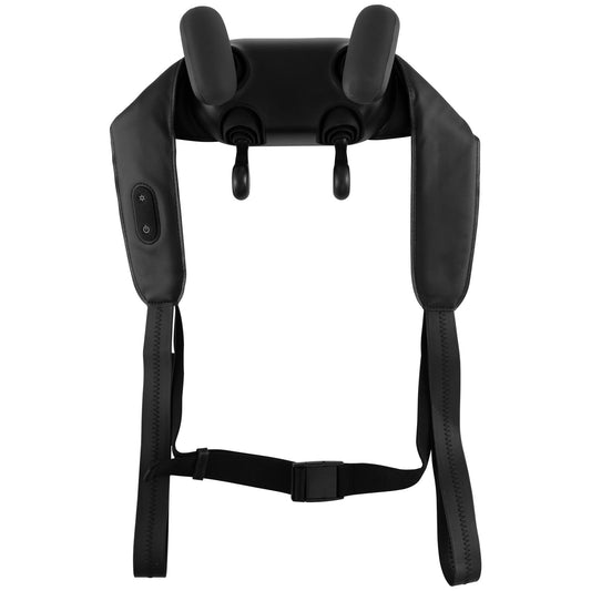 4D Deep Tissue Kneading Shiatsu Neck Shoulder Massager with 2 Heating Levels-Black