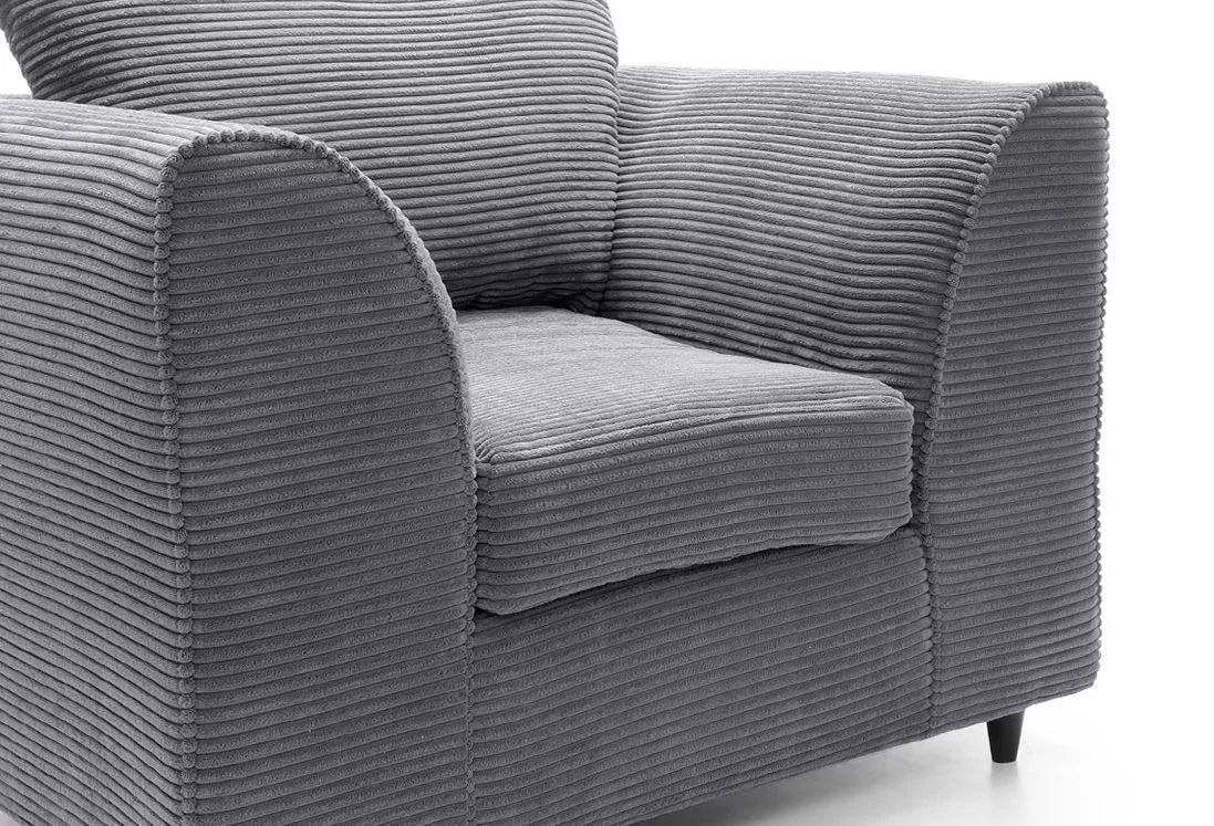 Jill Jumbo Armchair - Grey