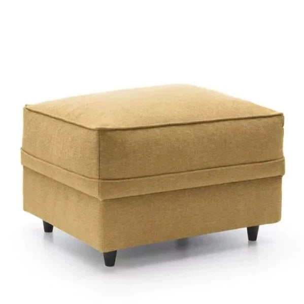 Dorota II Fabric Corner Sofa - Mustard