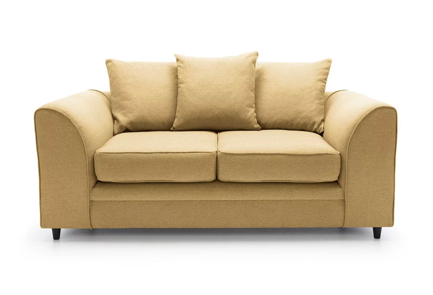 Dorota II Fabric Corner Sofa - Mustard