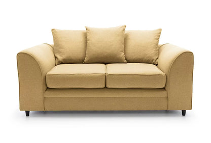 Dorota II Fabric Corner Sofa - Mustard