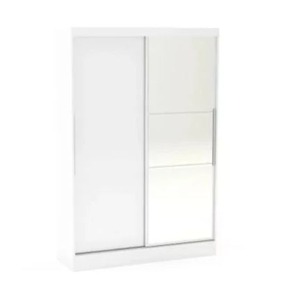 Birlea Lynx 2 Door Mirrored Sliding Wardrobe - 5 Colours