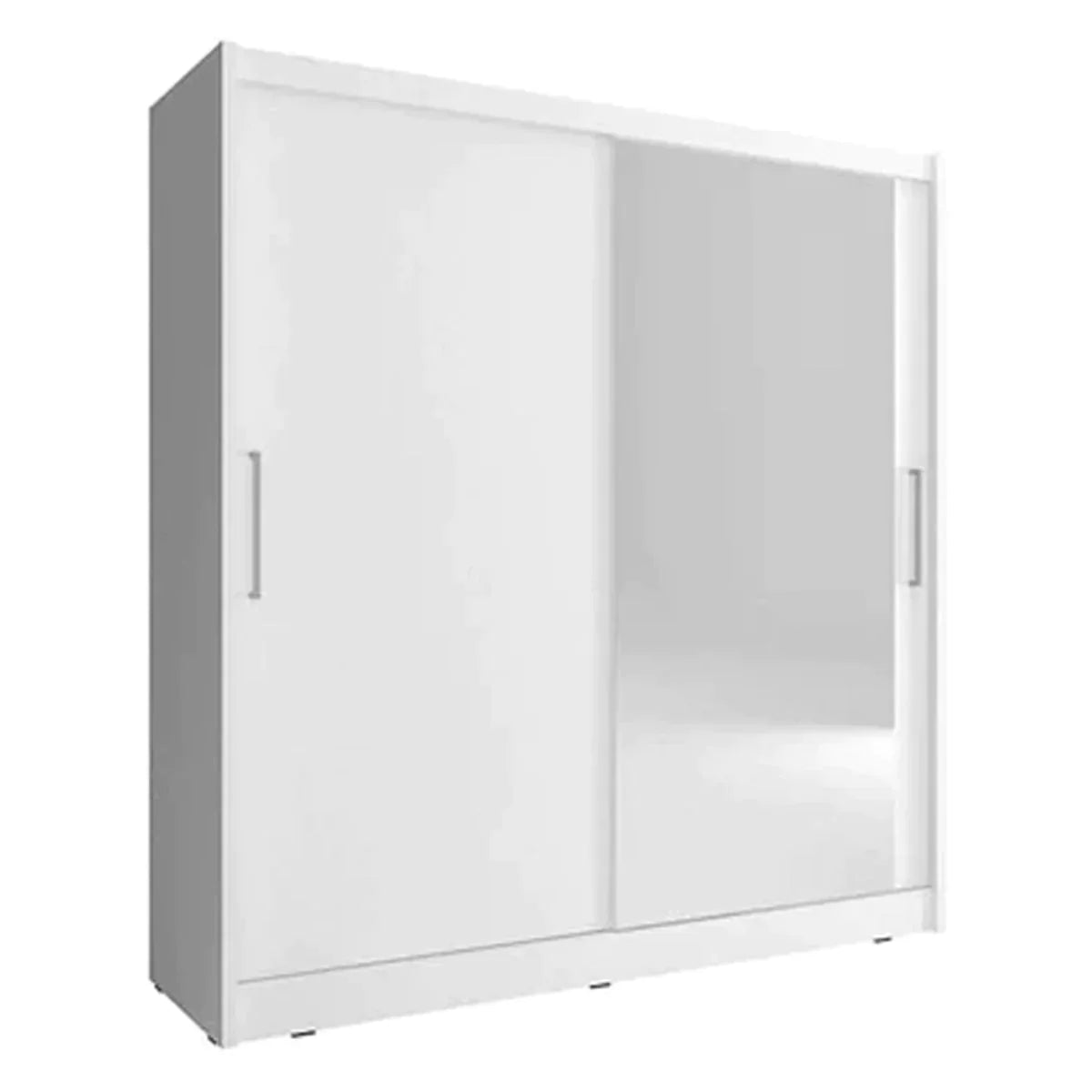 Splendor I Sliding Door Wardrobe 200cm - White Matt