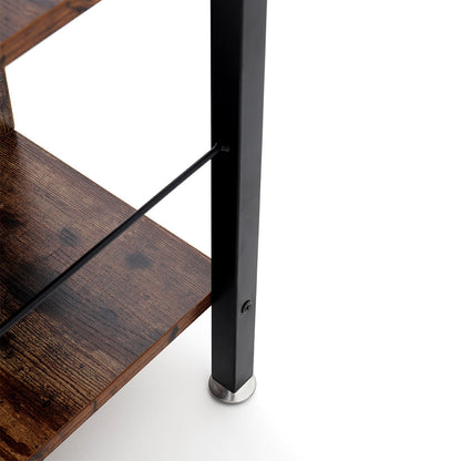 61'' H x 29'' W Steel Bookcase Industrial Bookshelf