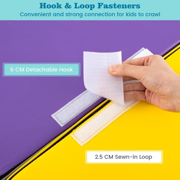 4 pcs. Foam building blocks for romping &amp; climbing giant building blocks large building blocks blue + purple