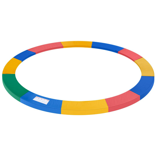 HOMCOM 12FT Replacement Trampoline Pad Thick Foam Safety Ã366cm Spring Cover Bounce Padding - Multi Coloured