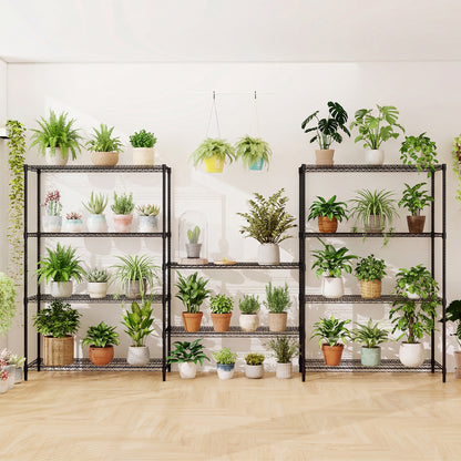 4/5/6-Tier Wire Shelving Unit Adjustable Metal Storage Shelves with V-shaped Shelving Rack-5-Tier
