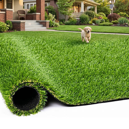 5 x 1M Artificial Grass Rug with 20 mm Pile Height and Drainage Holes