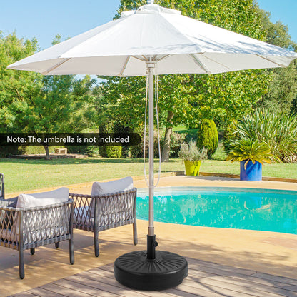 50CM Fillable Round Heavy-Duty Umbrella Base Stand