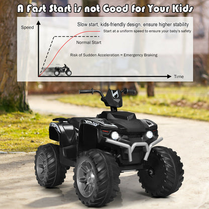 12v Electric Kids Ride On ATV / Quad Bike-Black