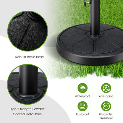 54CM Round Heavy-Duty Patio Umbrella Holder