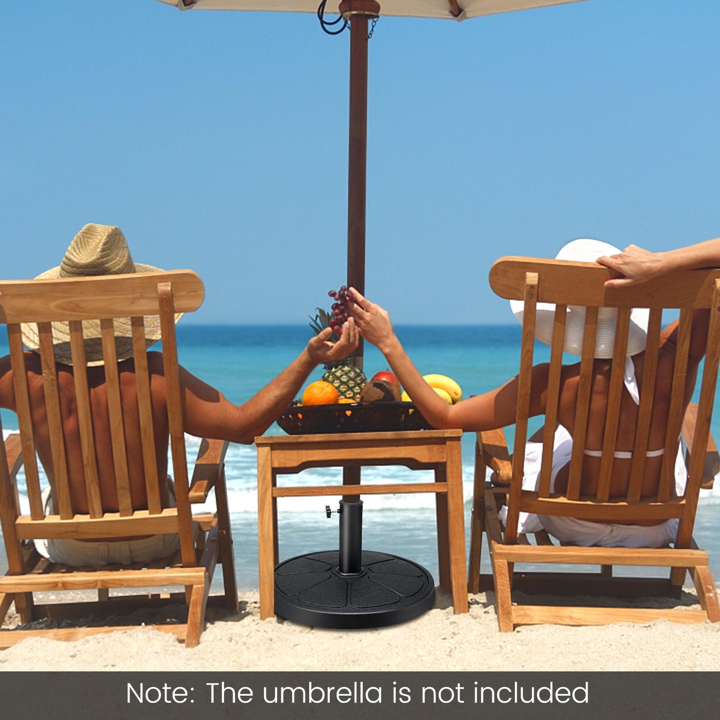 54CM Round Heavy-Duty Patio Umbrella Holder