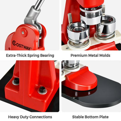 Badge Maker Pin Button Machine 25mm 1000 Cutter Kits