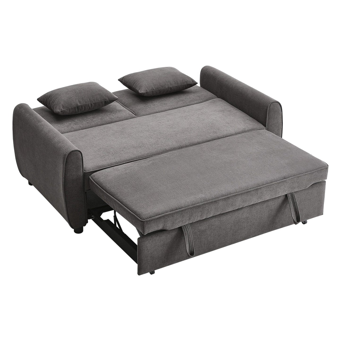 3 in 1 Grey Convertible Sofa Bed lounger 164cm Wide