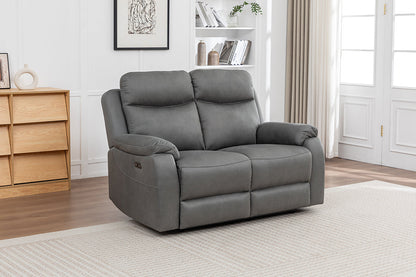 Corley 3 Seater Sofa Grey  (Recliner)