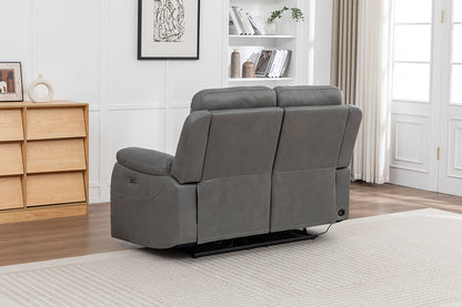 Corley 3 Seater Sofa Grey  (Recliner)