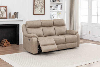 Corley 2 Seater Sofa Beige Stone (Recliner)