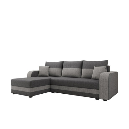 Corner Sofa Bed JUMBO Light Grey / Dark Grey