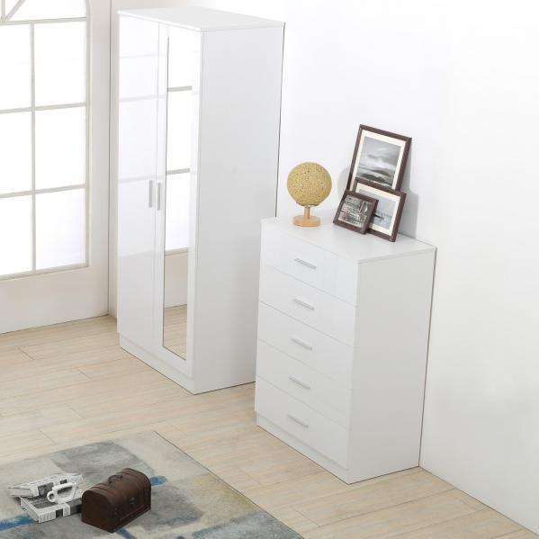 Reflect 2 Door Sliding Wardrobe Set - Various Colours