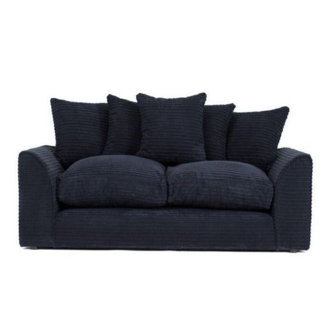 Sofa narożna Porto Jumbo Cord - brązowa