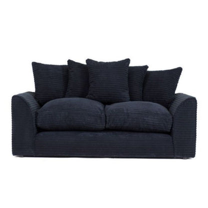 Sofa narożna Porto Jumbo Cord - brązowa