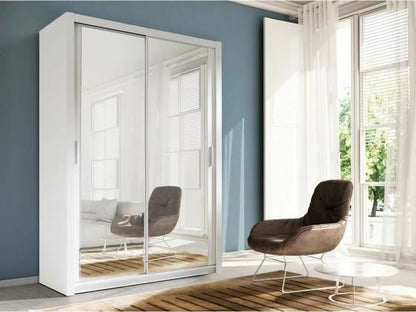 Avanti Sliding Wardrobe - White, Black, Grey