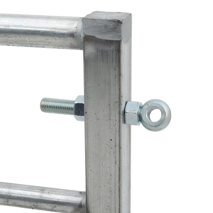4-12FT Durable Galvanized Metal Field Gate