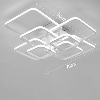 Square LED Ceiling Light Lamp Chandelier Lights Living Bedroom