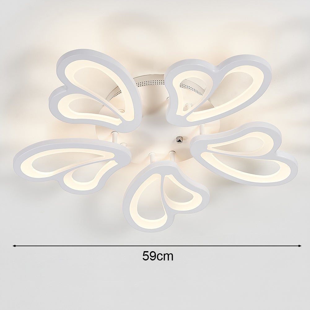 مصباح السقف Petal Modern LED القابل للتعتيم/غير القابل للتعتيم (الإصدار B)