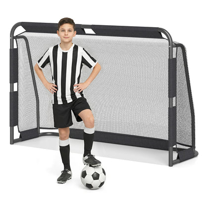 6 x 4 ft Soccer Goal Set for Backyard with Net and Anchoring System