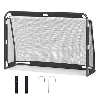6 x 4 ft Soccer Goal Set for Backyard with Net and Anchoring System