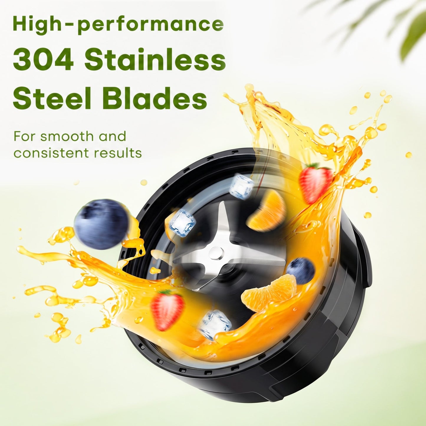 600 ml Mini Personal Blender with 4 Stainless Blades & 3 Speeds for Smoothies Shakes-Black